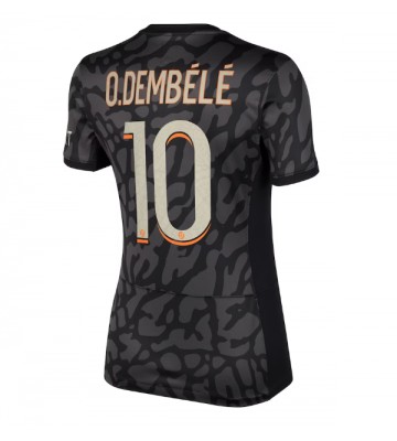 Maillot de foot Paris Saint-Germain Ousmane Dembele #10 Troisième Femmes 2023-24 Manches Courte